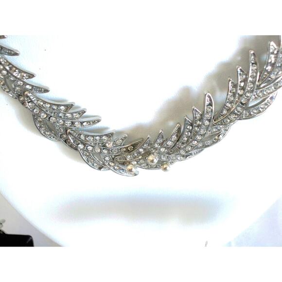 rhinestone 4pc necklace set, wedding MOB prom evening formal party necklace set - Picture 3 of 8